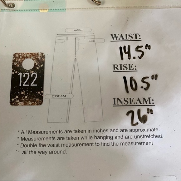 Women's High-Rise Straight Leg Wide Cuff Jeans - kate spade New York Sz 4 - Picture 9 of 9